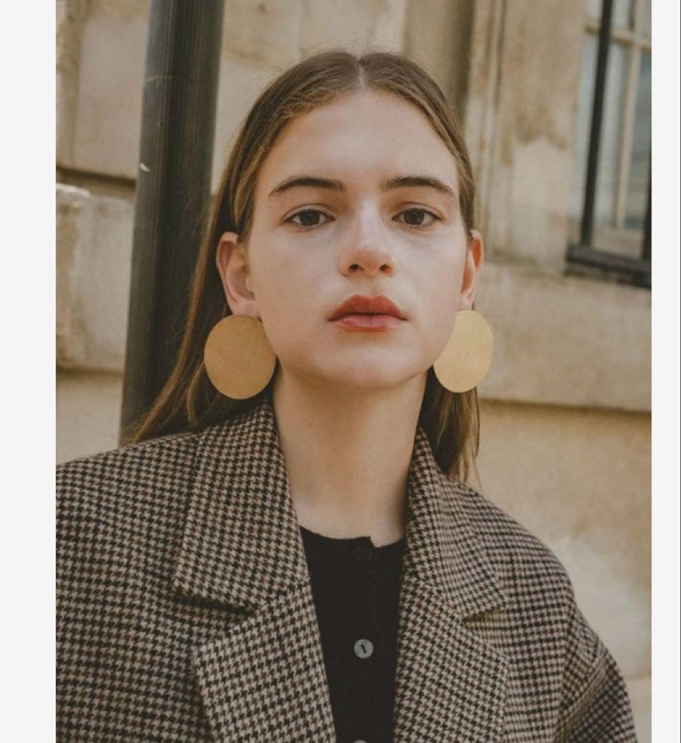 eaphi WOOL LIKE CHECK JACKET 試着のみ