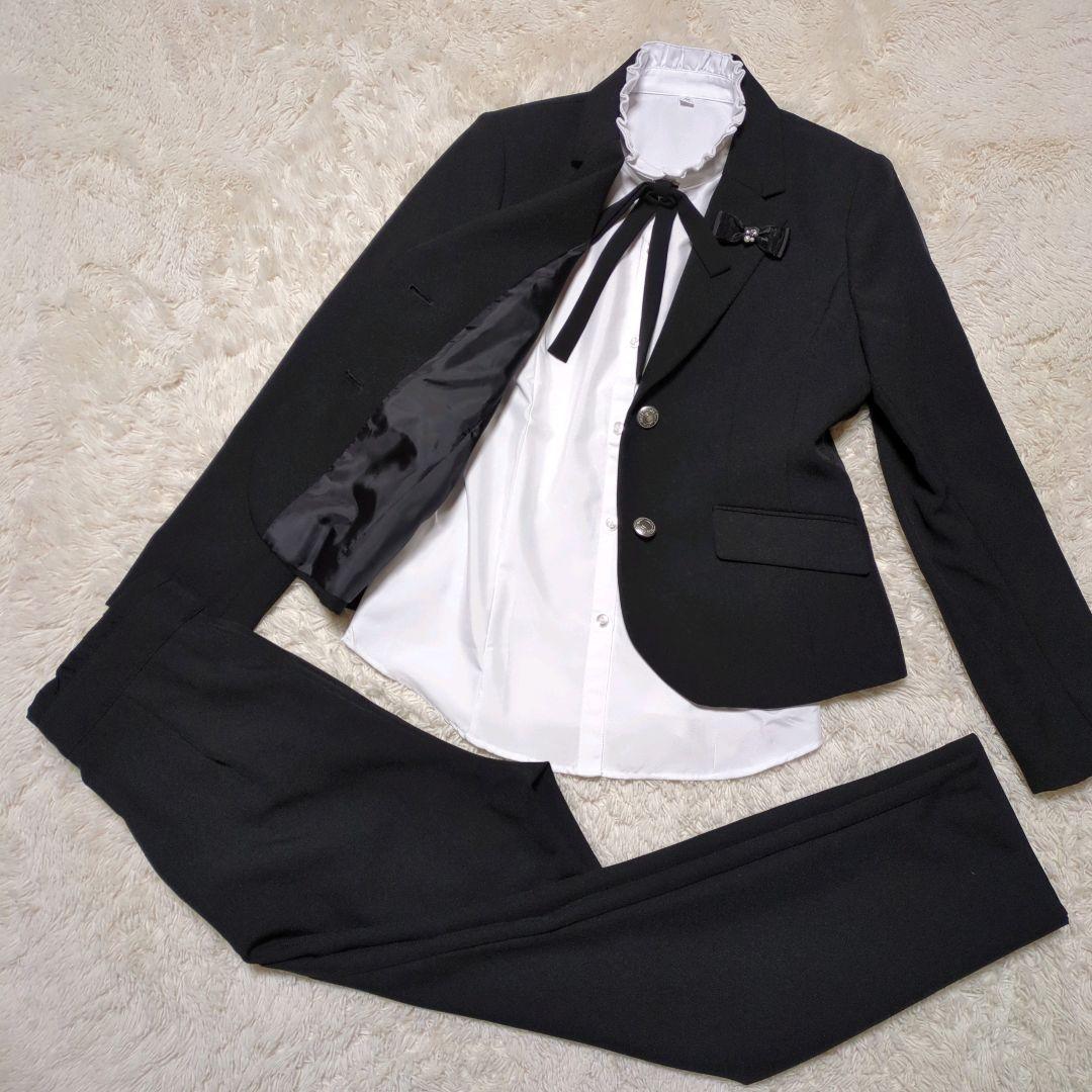 極美品！デコラピンキーズ　パンツスーツセットアップ5点セット　160　現行