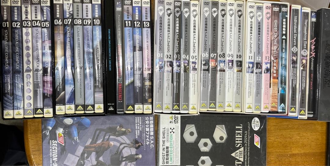 攻殻機動隊 STAND ALONE COMPLEX DVD 全巻セット＋