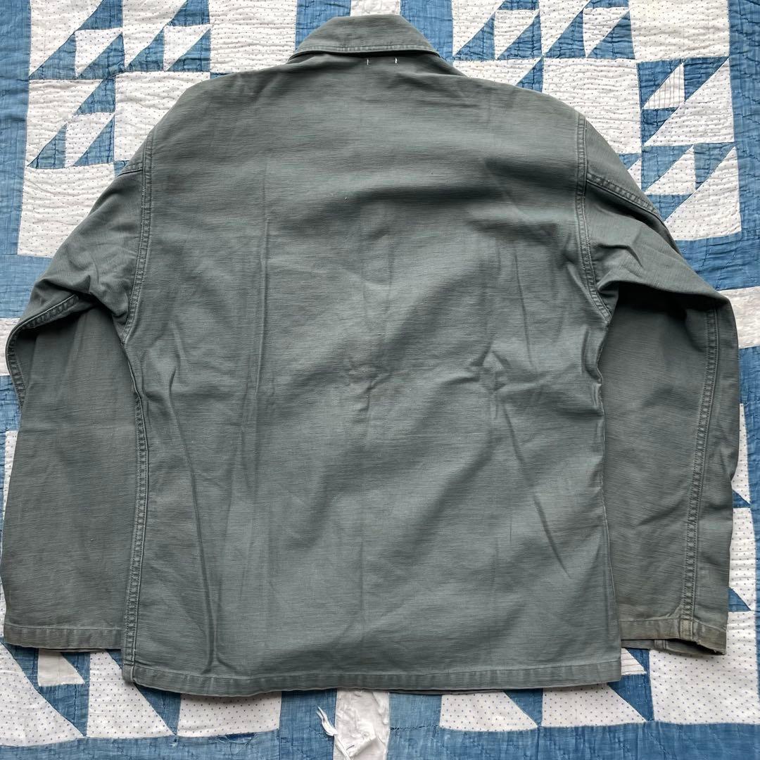 50s USAF ユーティリティシャツ セージグリーン