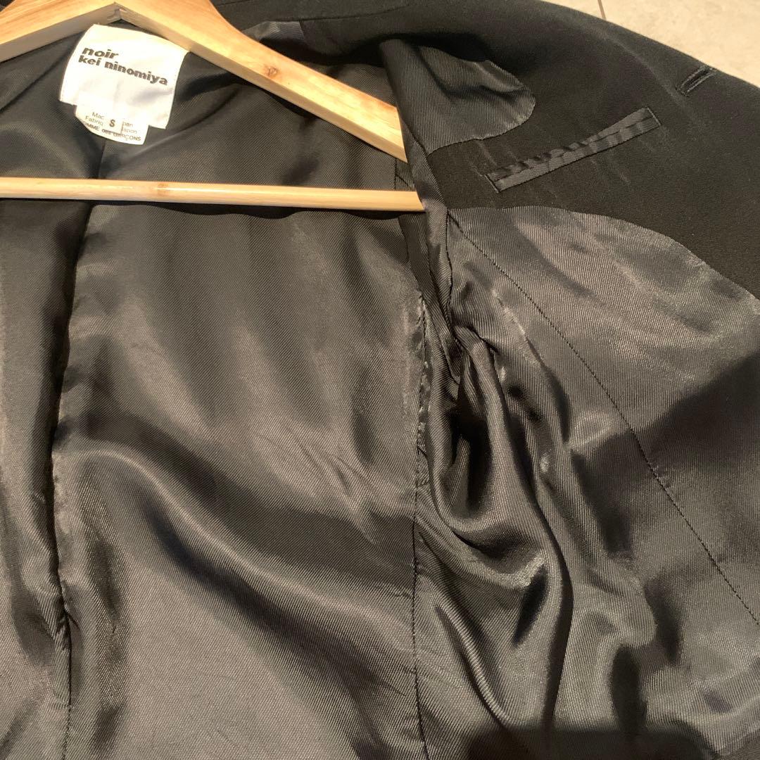 noir kei ninomiya 黒 クロップドテーラードジャケット