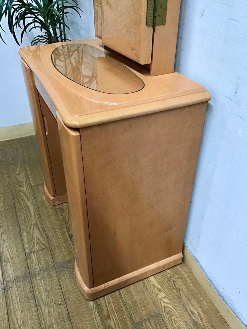 ☆ Mary ☆☆管277☆バーズアイメープル☆ミエミラー☆ドレッサー本体