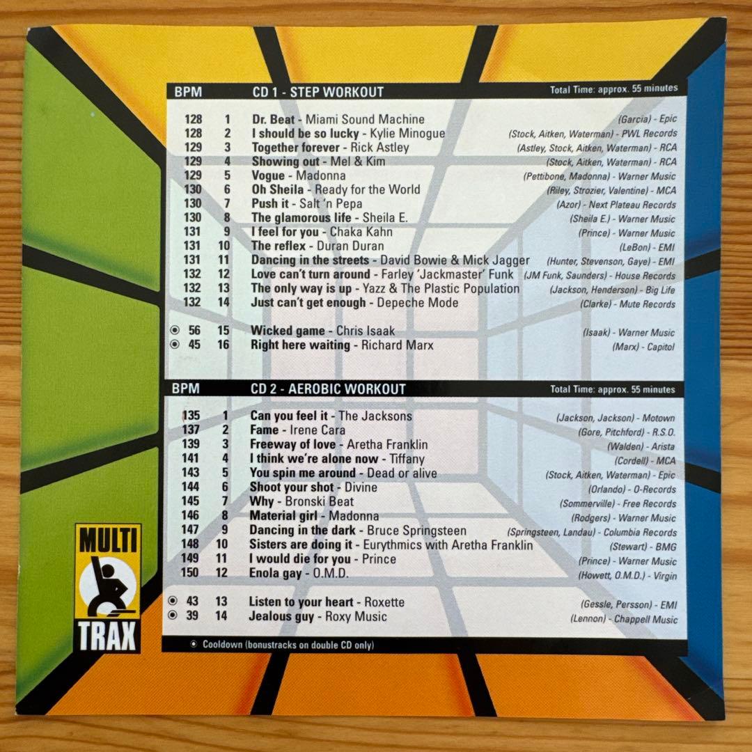 【フィットネスCD】 Multitrax70's 80's CD 10枚セット