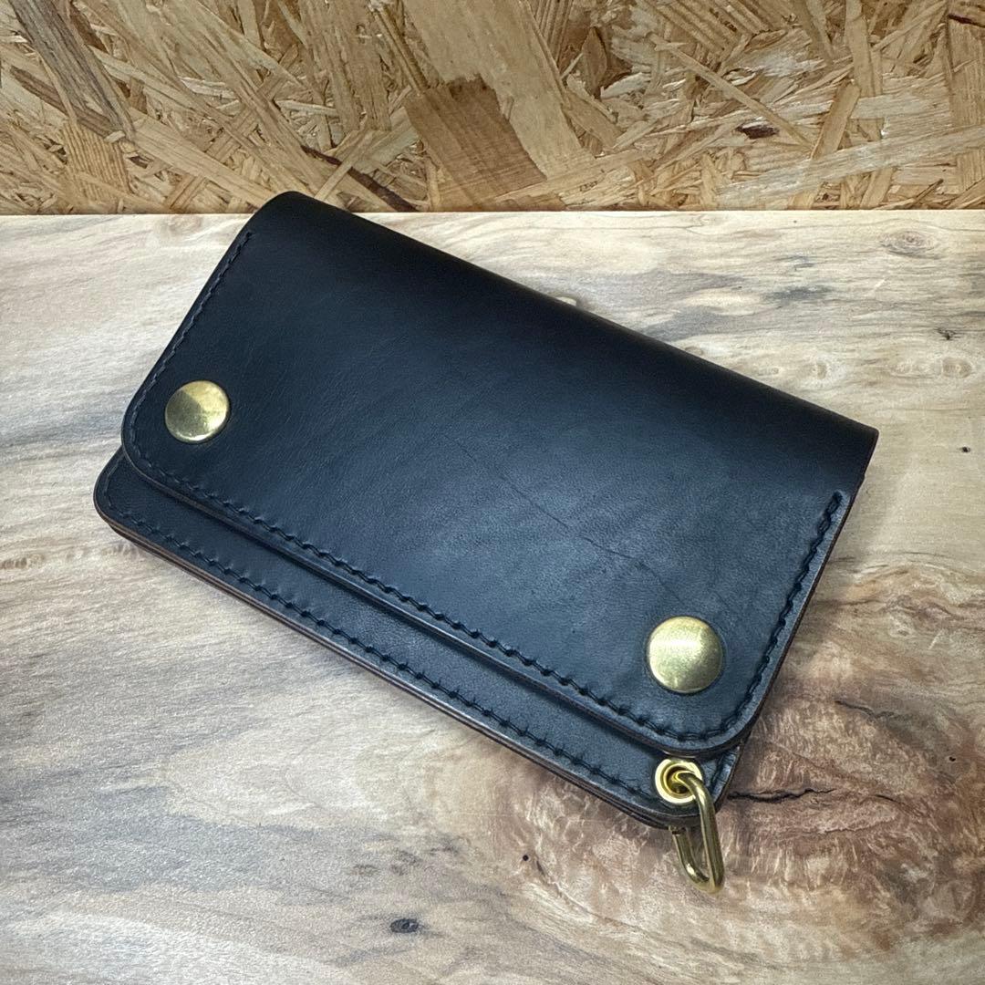 マリアム社 ホースバット 150 トラッカーウォレット カスタム 茶芯 真鍮