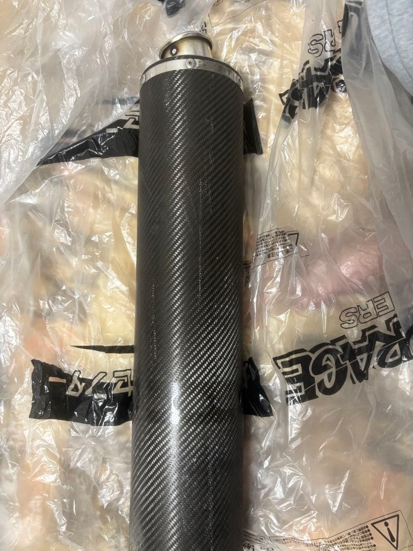 バイクカーボンサイレンサー 50.8 JMCA適合　バリオス用？ナサート R