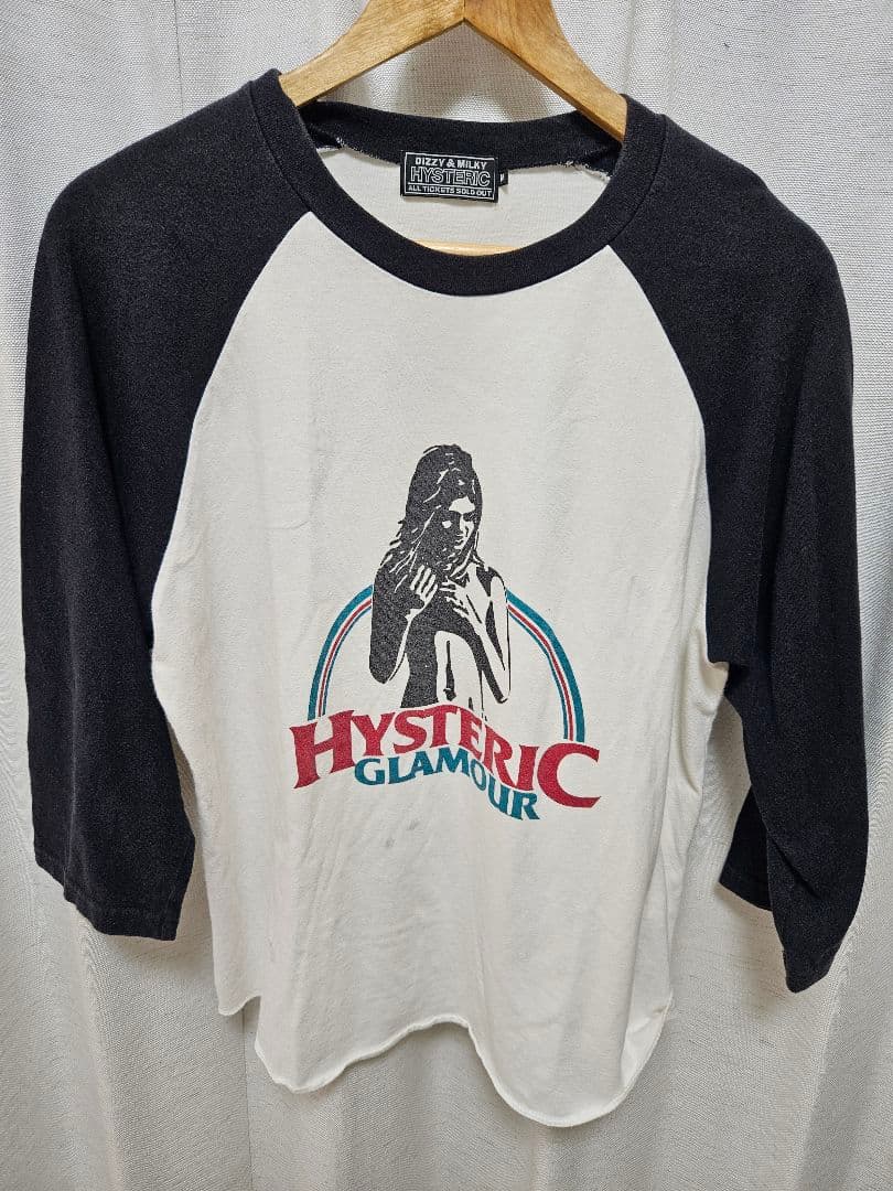 【コムドットやまと着用】ヒステリックグラマー 入手困難 ラグラン七分袖 T