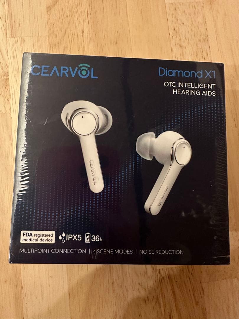 Cearvol 集音器 Bluetooth5.3 イヤホン Diamond X1