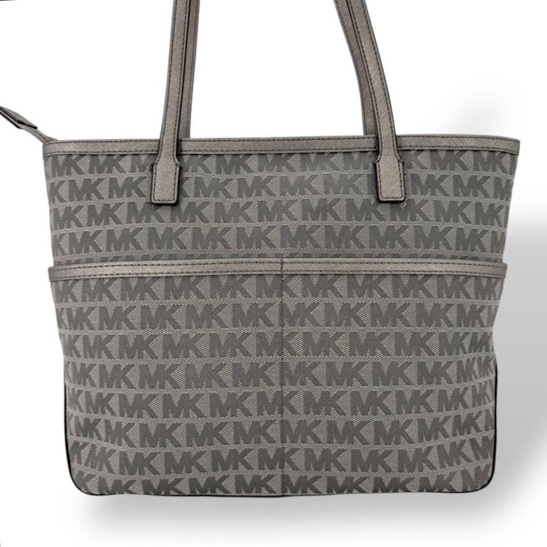 《極美品》マイケルコース トートバッグ MK刺繍 シグネチャー 肩掛け A4収納