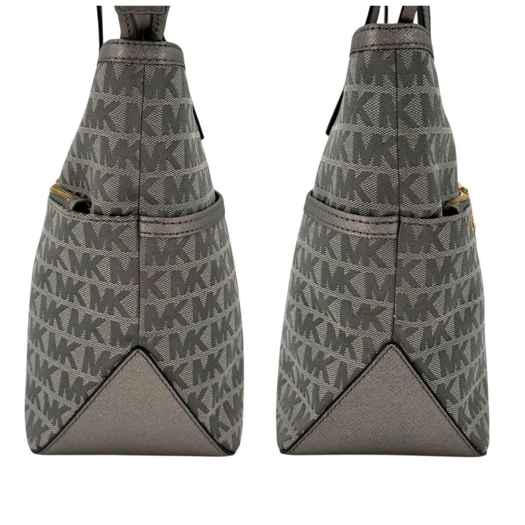 《極美品》マイケルコース トートバッグ MK刺繍 シグネチャー 肩掛け A4収納