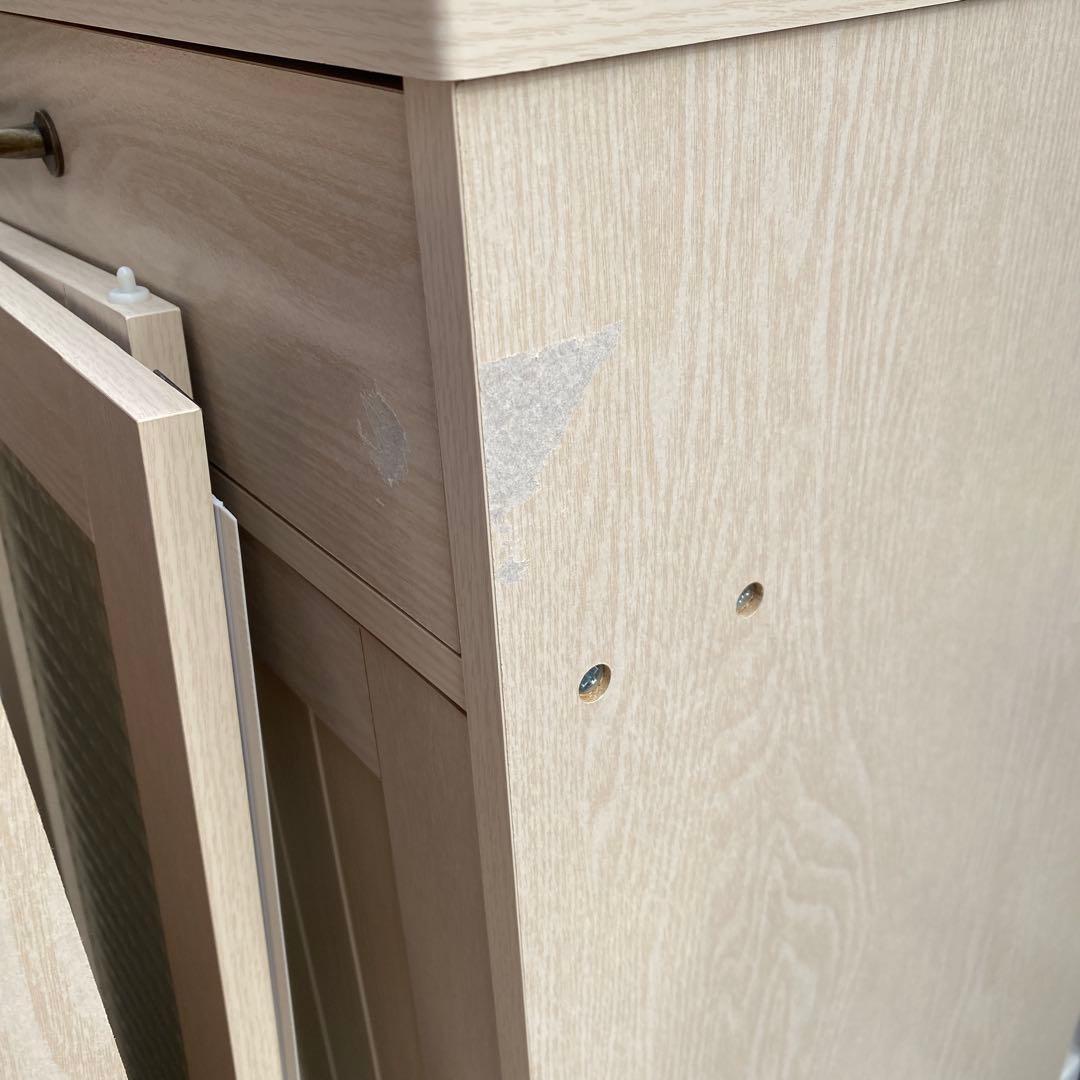 食器棚 キャビネット ヨーロピアン アンティーク おしゃれ 白