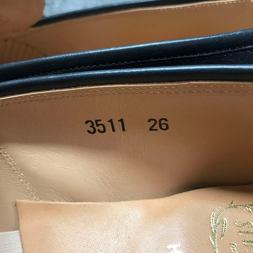 SCOTCH GRAIN タッセルローファー 【26】3511 本革　黒