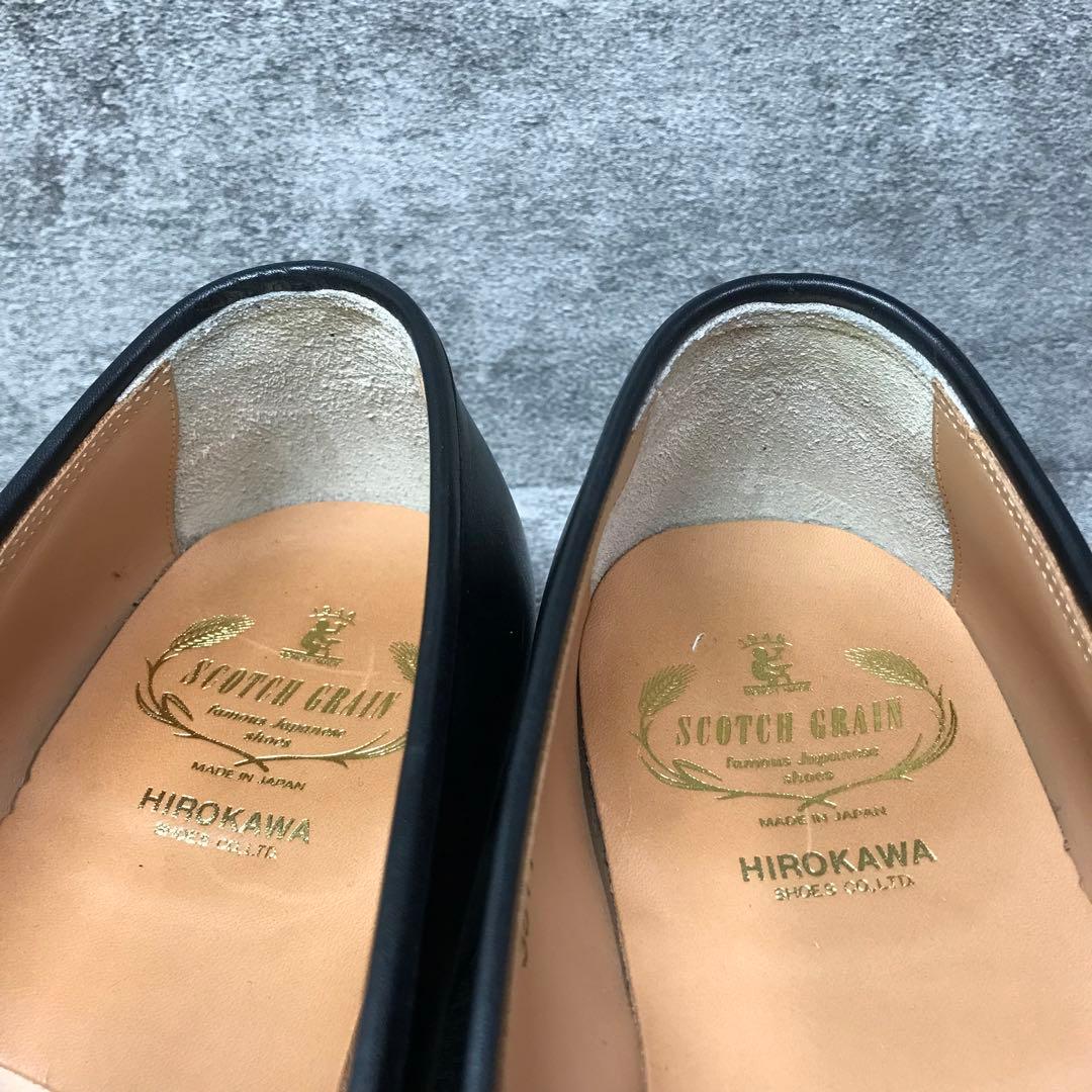 SCOTCH GRAIN タッセルローファー 【26】3511 本革　黒