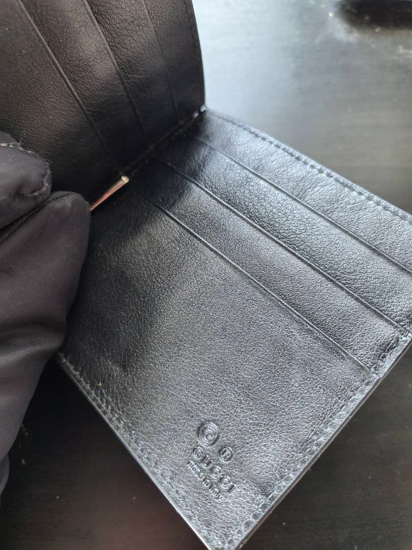 新品未使用 GUCCI グッチ マネークリップ ブラック 黒