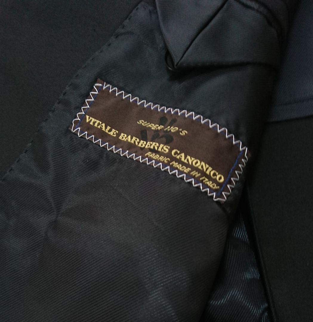 エディフィス✨セットアップスーツ 46 カノニコ フォーマル 黒 シングル 2B