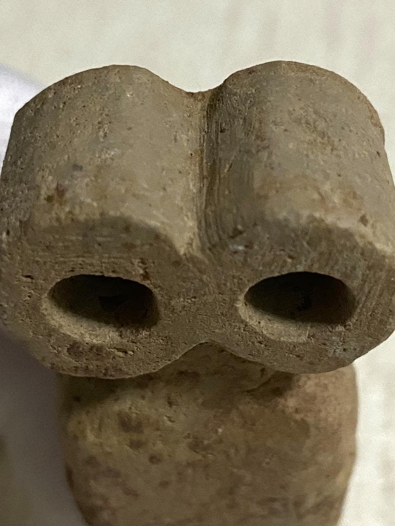 【希少作品】石彫「全知の目」像 紀元前3000年 古代シリア・テル・ブラック