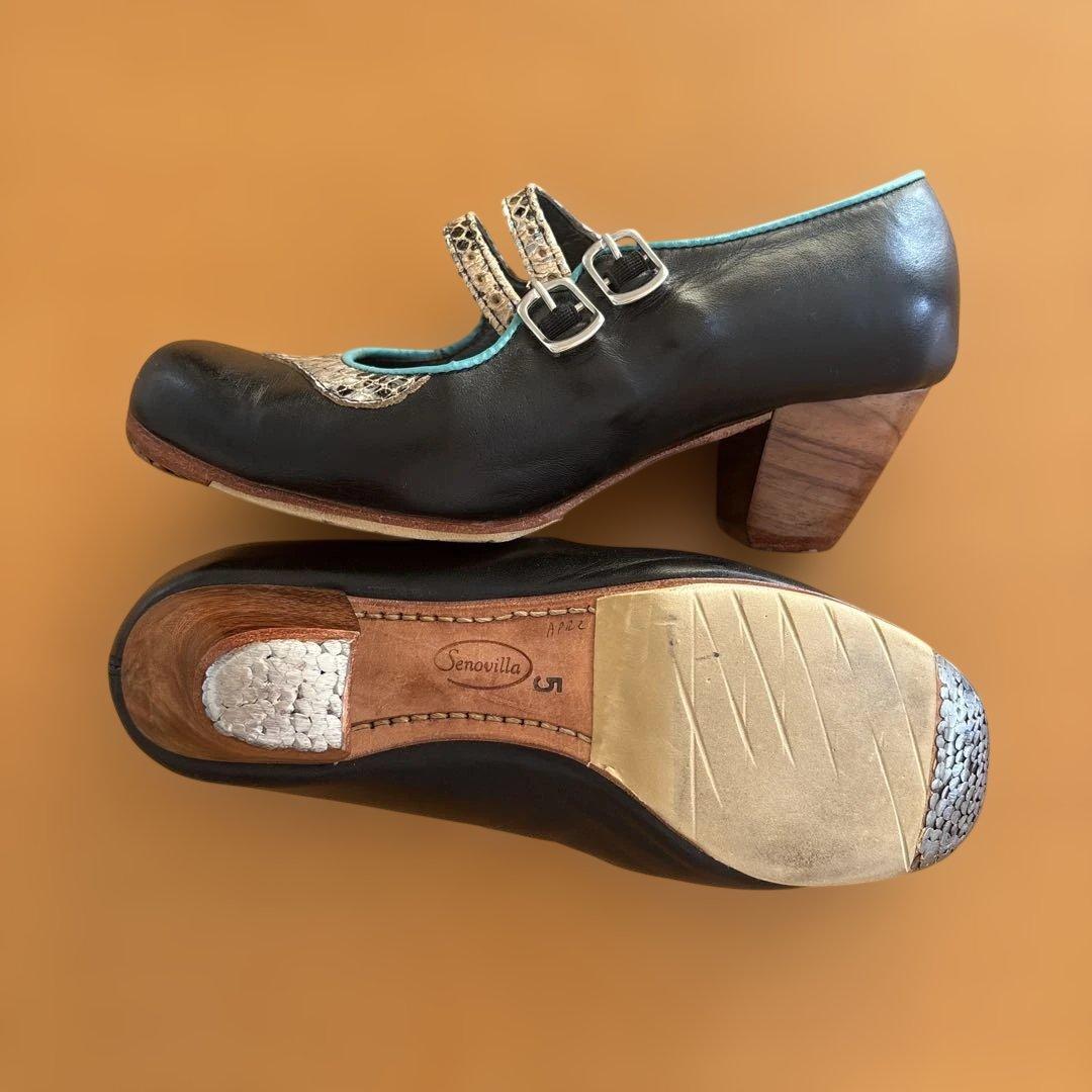 フラメンコ　シューズ　Senovilla セノビージャ