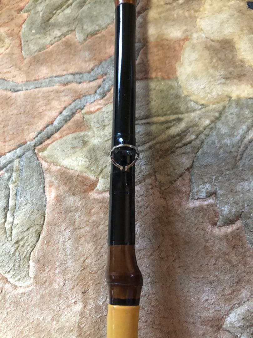 6.1尺　カワハギ　和竿 竹竿　リールシートチタン製　布袋竹　美品