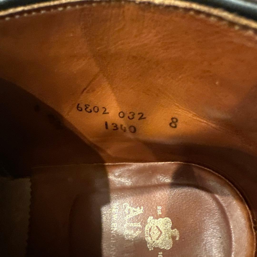 Alden チャッカブーツ 1340黒コードバン US8 シューツリー付