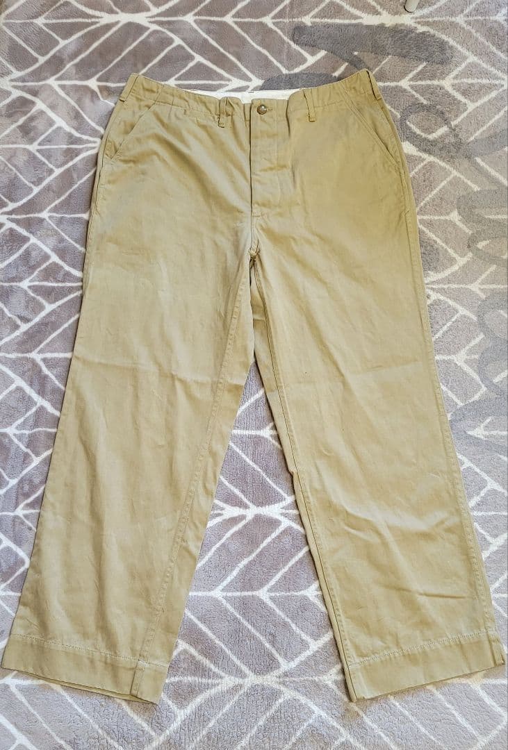 ww2 米軍 チノ カーキ シャツ&ズボンセットアメリカ軍 レプリカ 中田商店