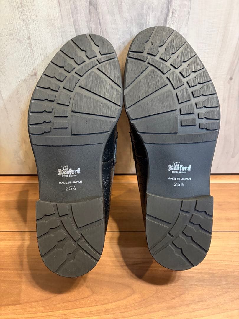 26.5cm ビューティアンドユース別注 ケンフォード ローファー ペイズリー