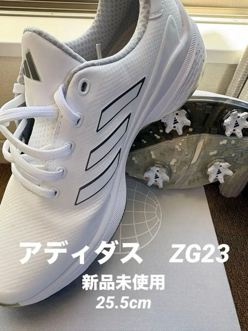adidas ZG23 ゴルフシューズ J255 ホワイト