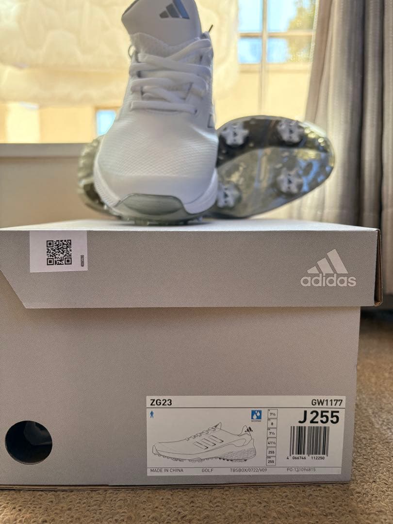 adidas ZG23 ゴルフシューズ J255 ホワイト