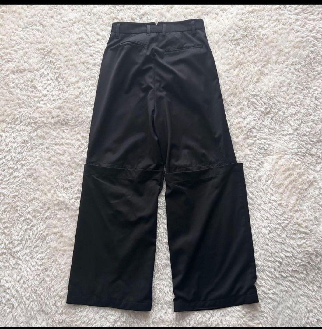 【GRANCY】チュール レイヤードデザイン スラックス　Sサイズ