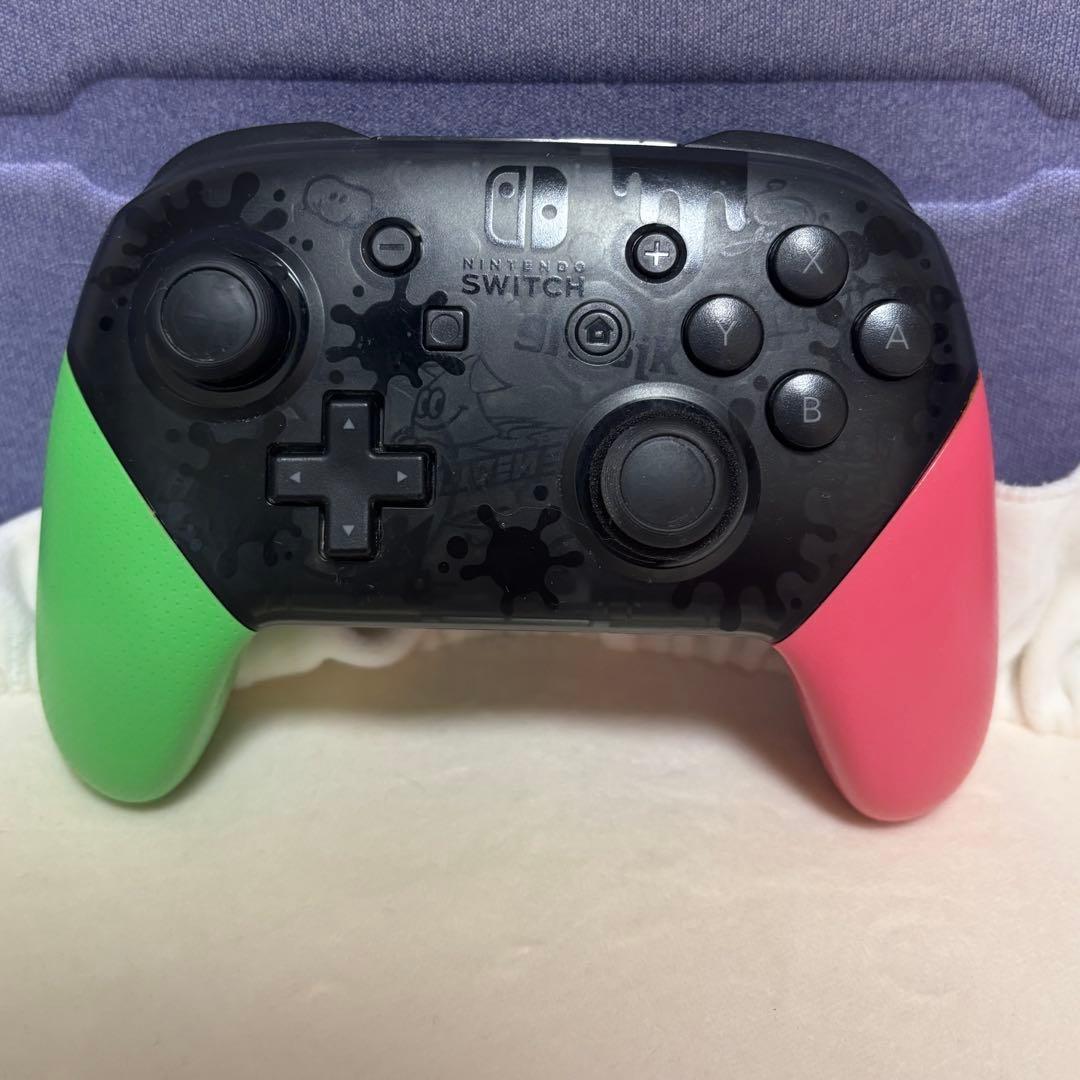 【4点セット】①Switch本体 ②ケース ③純正品プロコン ④ワイヤレスマイク