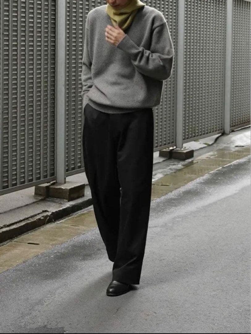 パンツ universal products NO TUCK WIDE CHINO 3