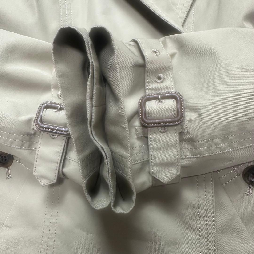 美品♡着丈106cm アクアスキュータム　トレンチコート　ベルト　ライナー　L