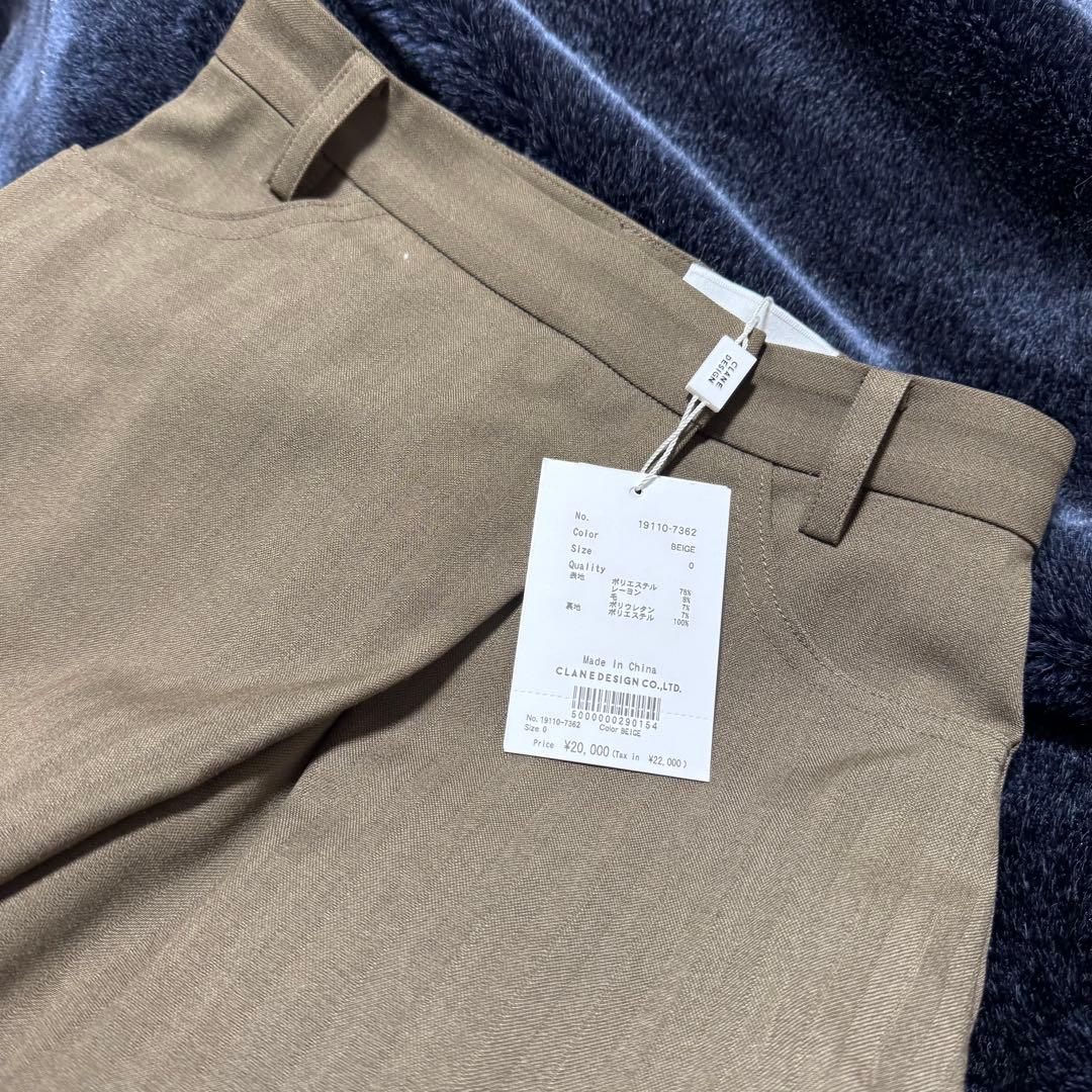 田中みな実 CLANE TUCK HERRINGBONE SLACKS サイズ0
