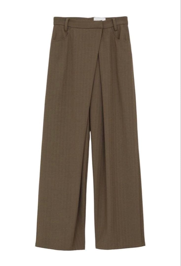 田中みな実 CLANE TUCK HERRINGBONE SLACKS サイズ0