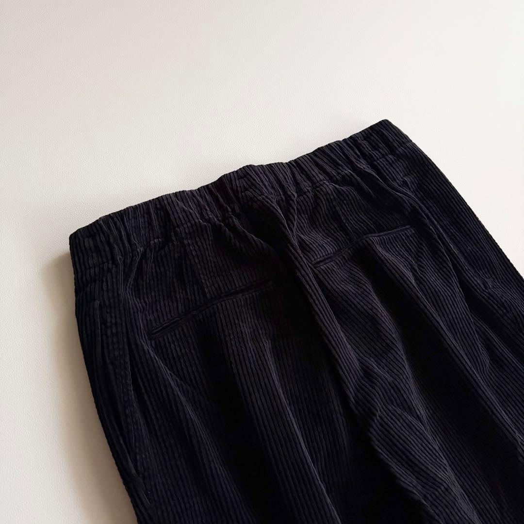 【エイトン】 SUVIN CORDUROY EASY WIDE PANTS