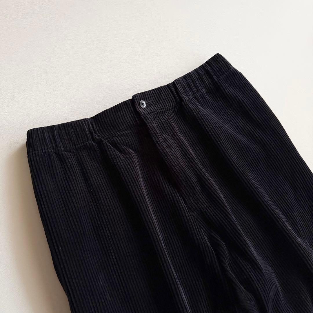 【エイトン】 SUVIN CORDUROY EASY WIDE PANTS