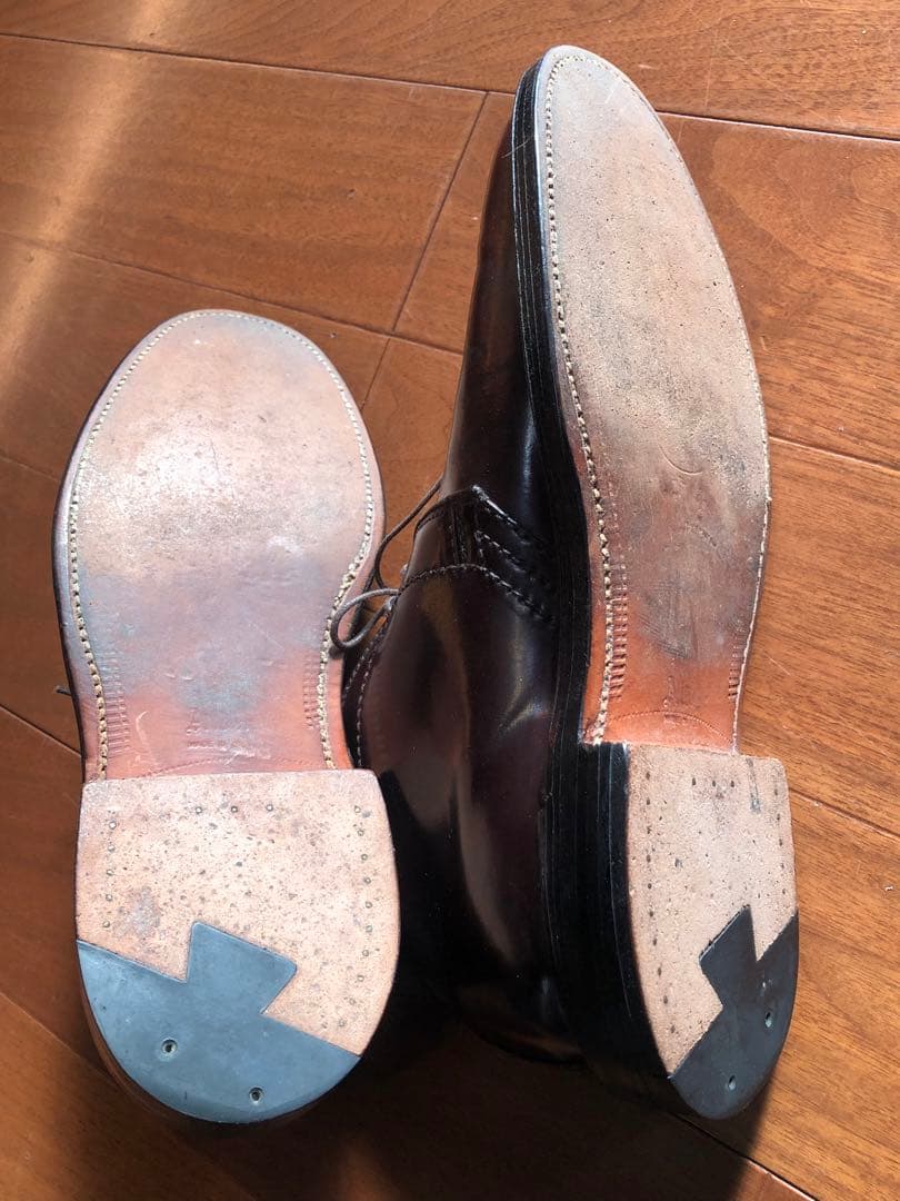 オールデン チャカブーツ 7 Cウィズ 1339 ALDEN バーガンディ