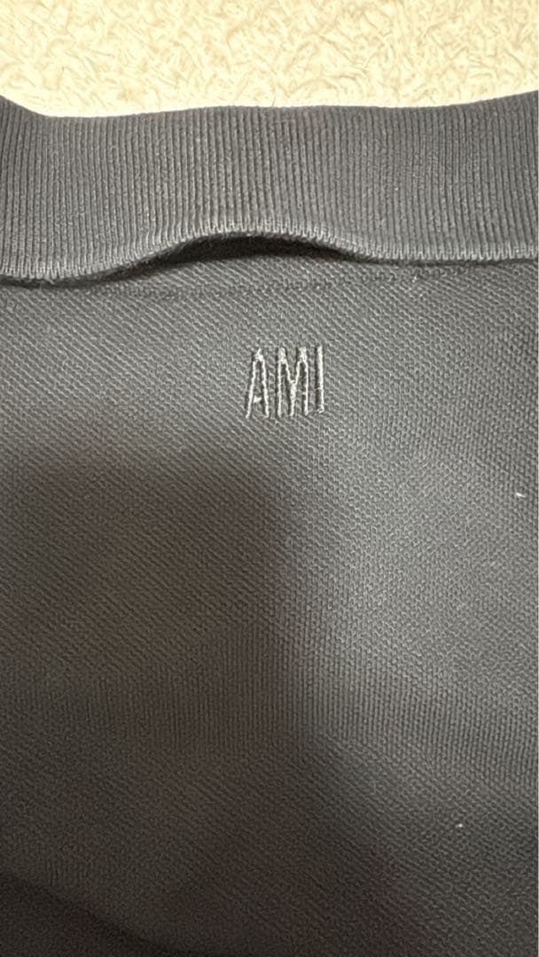 Ami(アミパリス) ポロシャツ ブラック