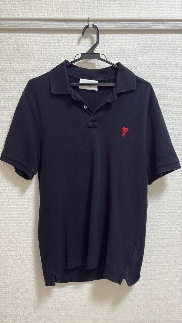 Ami(アミパリス) ポロシャツ ブラック