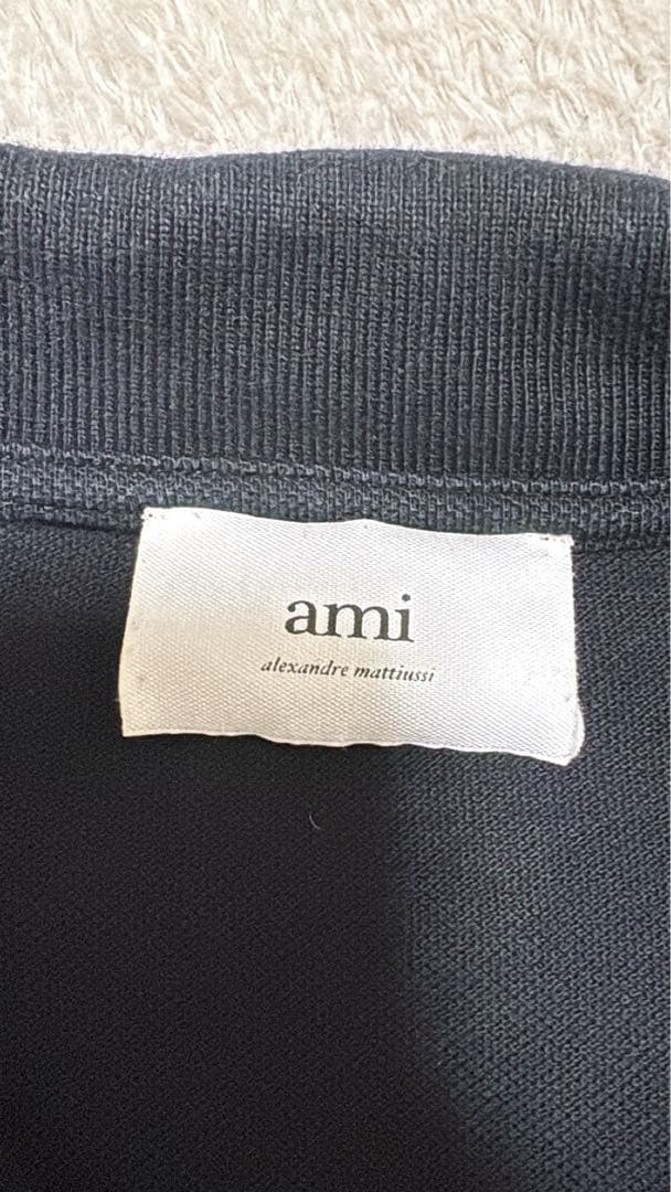 Ami(アミパリス) ポロシャツ ブラック