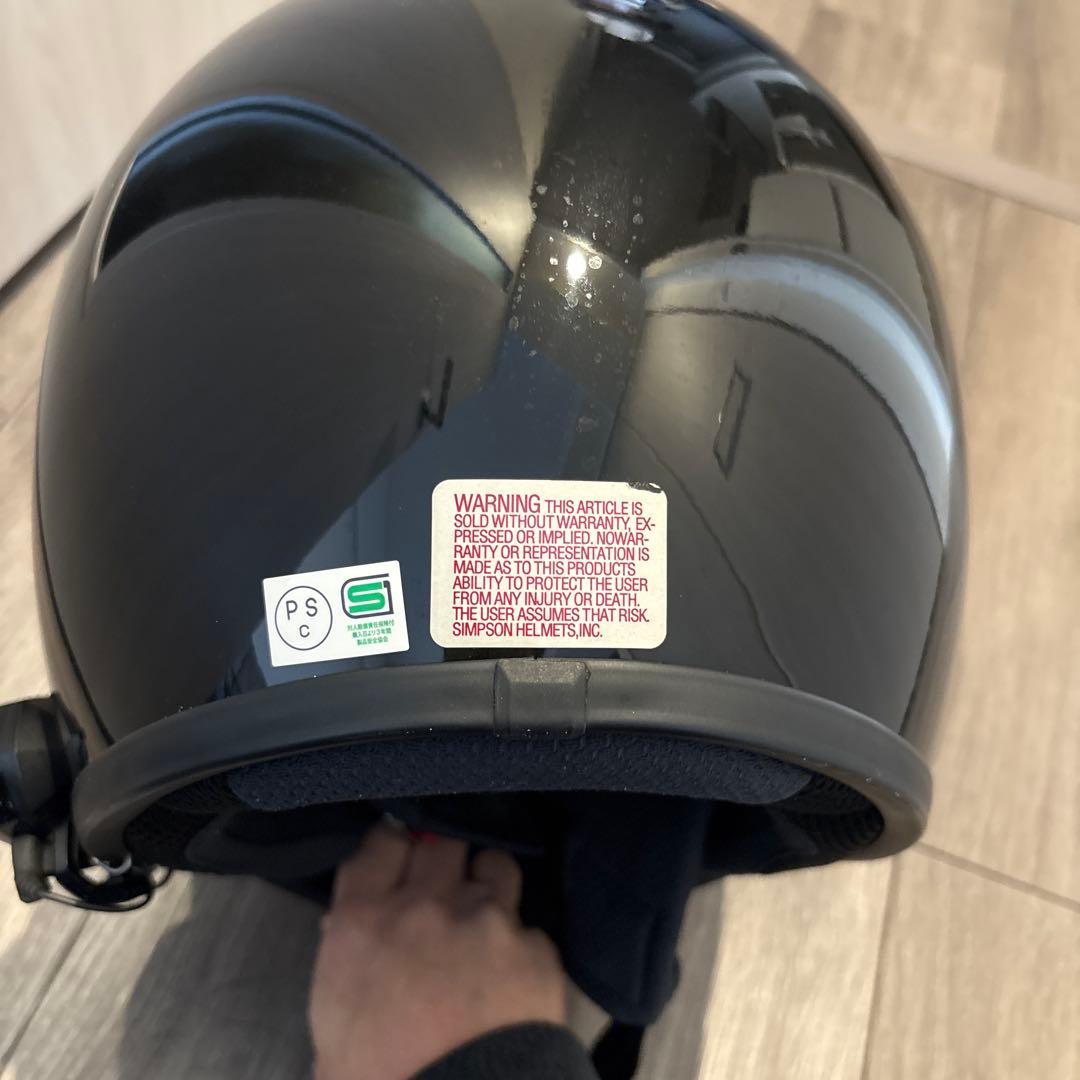 シンプソン　フルフェイスヘルメット（ビーコムワン付き）