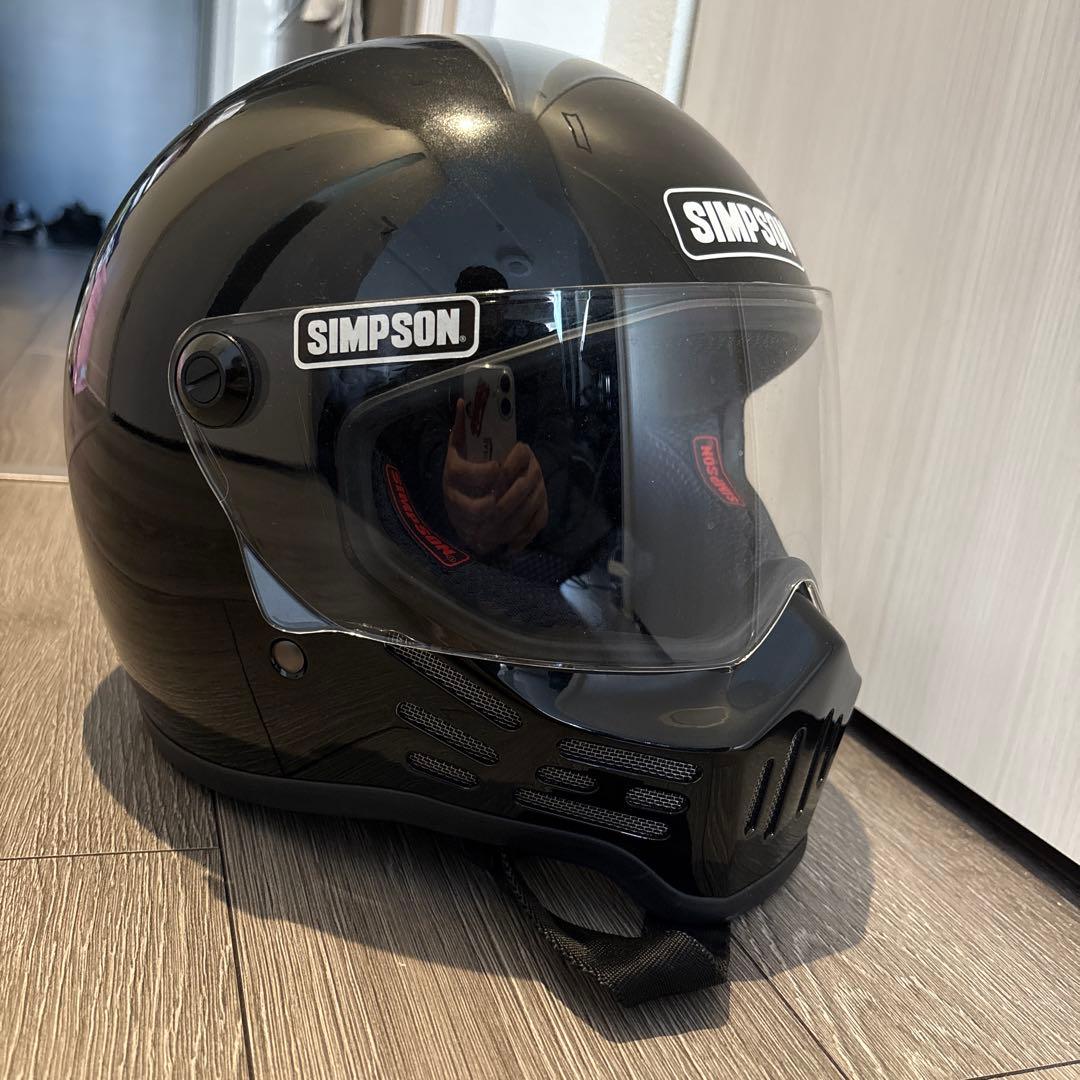 シンプソン　フルフェイスヘルメット（ビーコムワン付き）