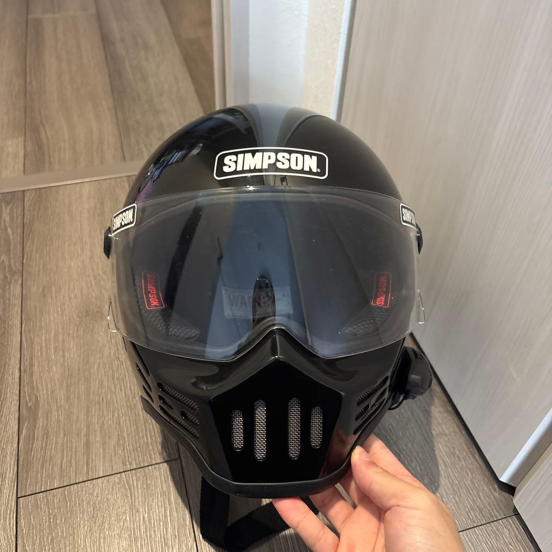 シンプソン　フルフェイスヘルメット（ビーコムワン付き）