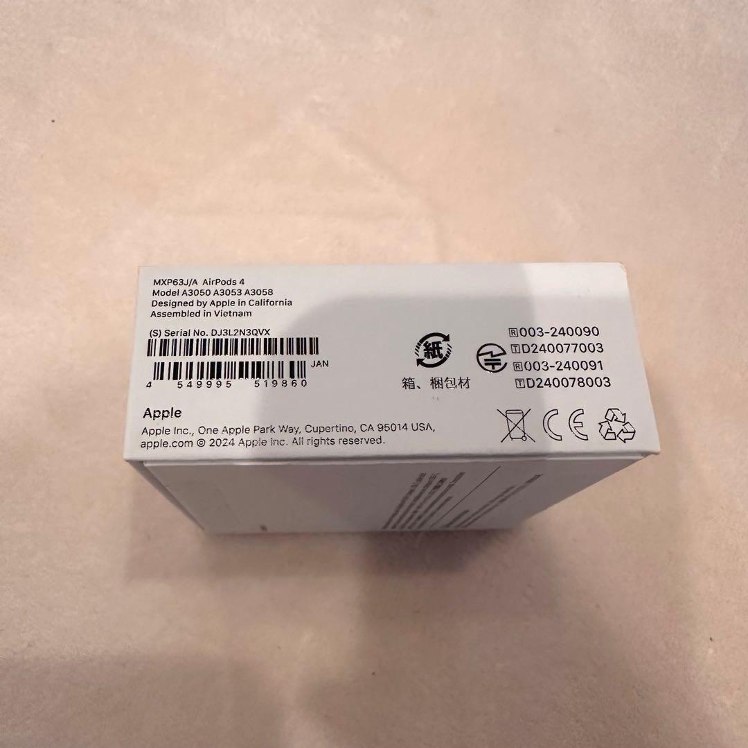 【未使用】AirPods4 エアポッズ