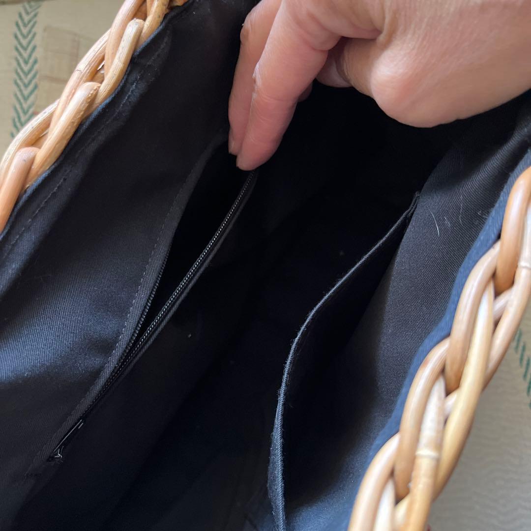 暮らしの道具店 よくばりかごバッグ(リネンクロス付き)