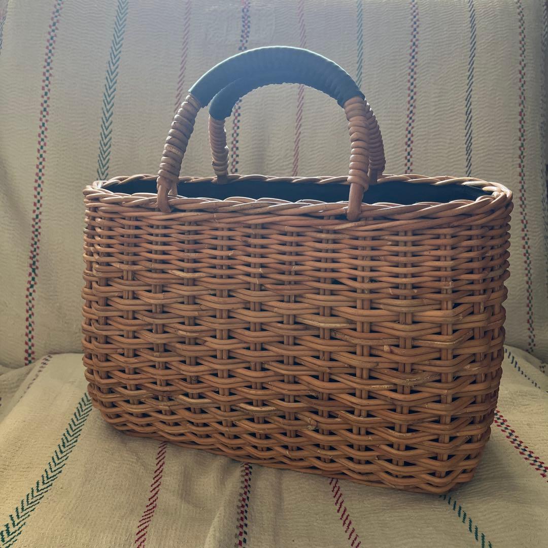 暮らしの道具店 よくばりかごバッグ(リネンクロス付き)