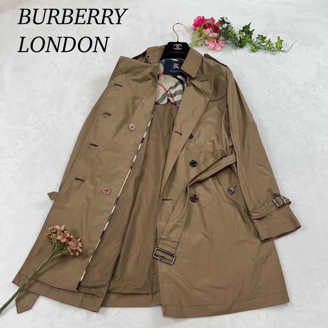 J50 M バーバリーロンドン トレンチコート ブラウン レディース