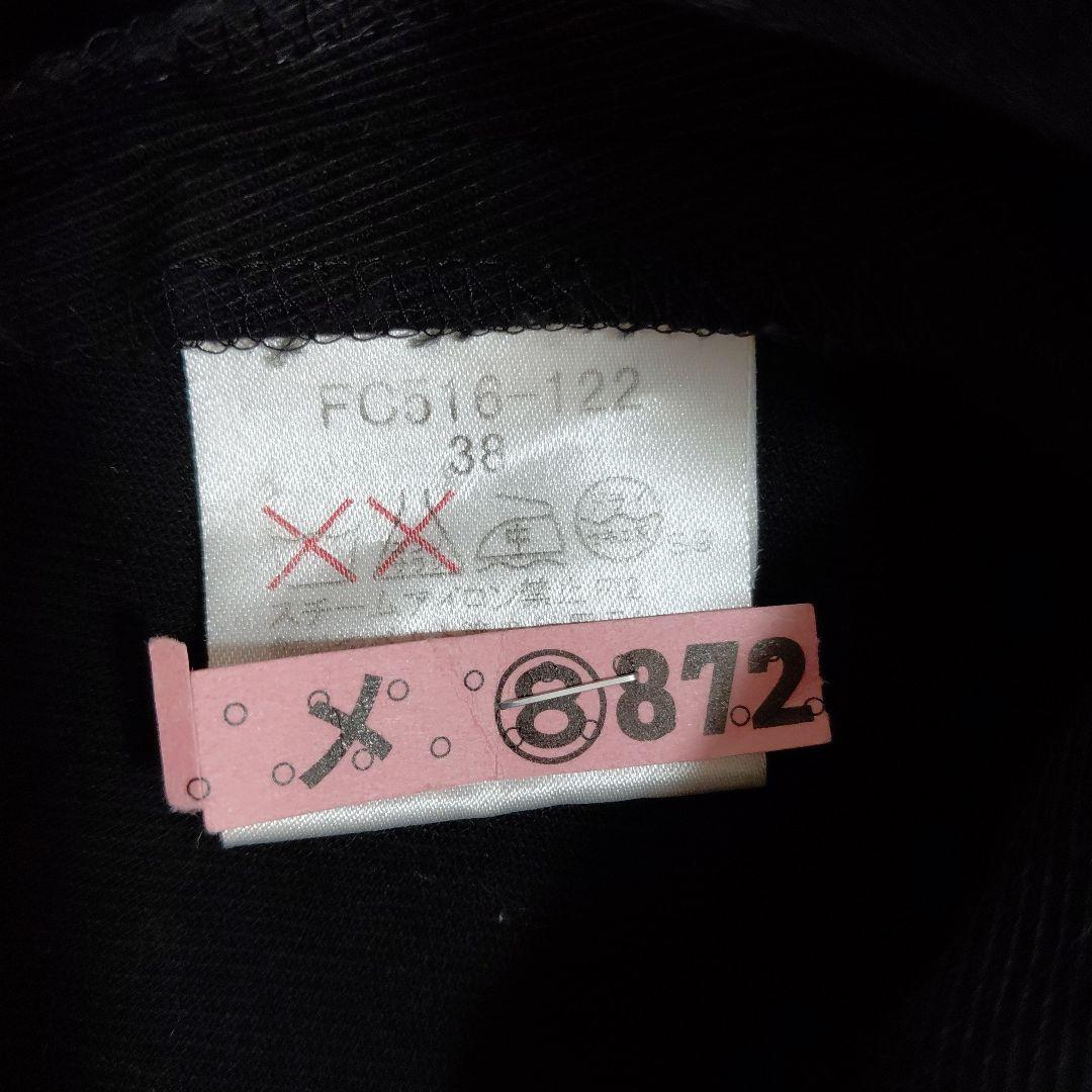 バーバリーブルーレーベル　トレンチ　コットンリネン　ショート　ホース刺繍　黒