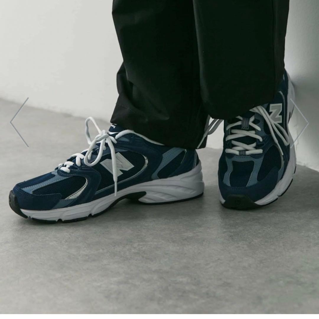 未使用 New Balance MR530CA ネイビー グレー スニーカー
