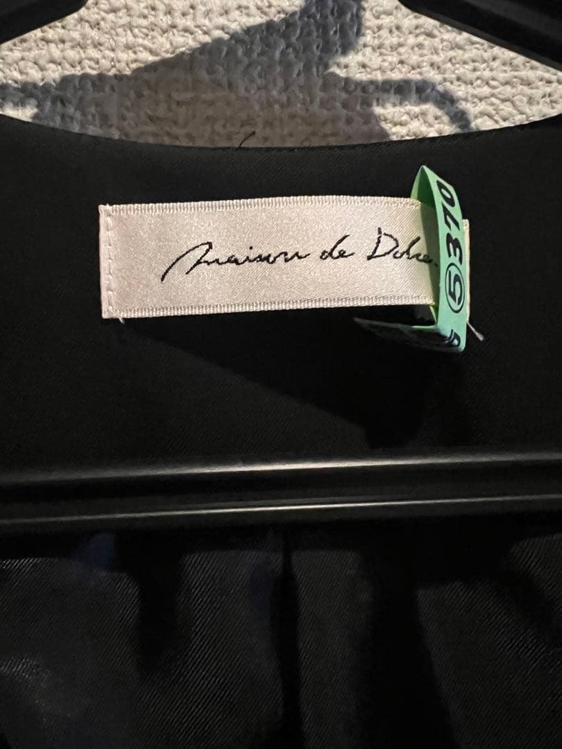 メゾンドドルチェ　ケープジャケット　オケージョン　ブラック　卒業式　入学式