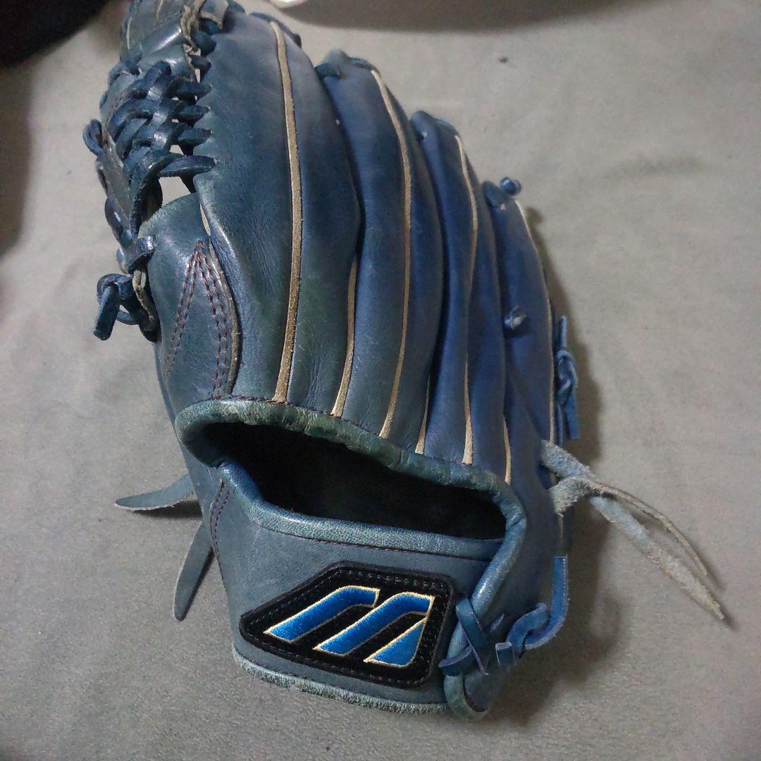 Mizuno BuwLeauge オーダー 左投げ投手用グラブ 青 軟式用