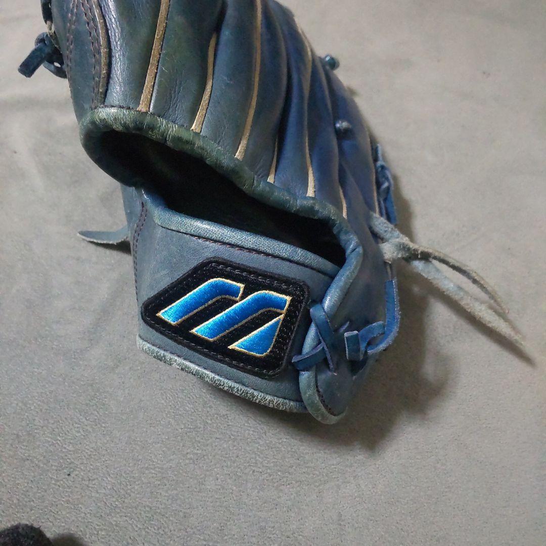 Mizuno BuwLeauge オーダー 左投げ投手用グラブ 青 軟式用